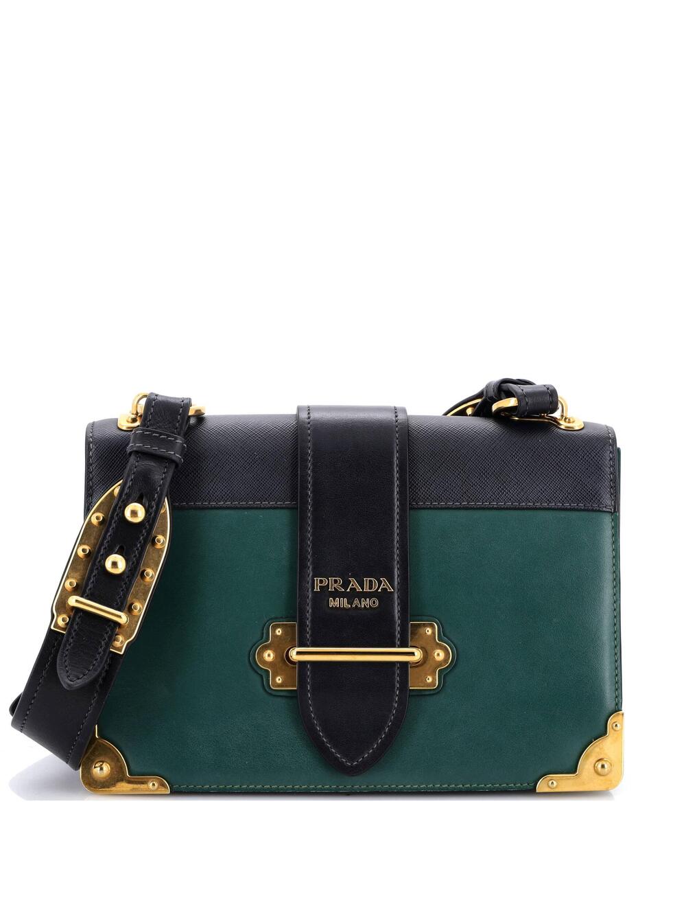 Prada Cahier Crossbody Bag Leather And #258464P20B